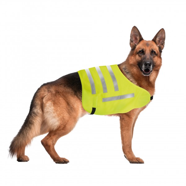 Pettorina riflettente alta visibilità regolabile
