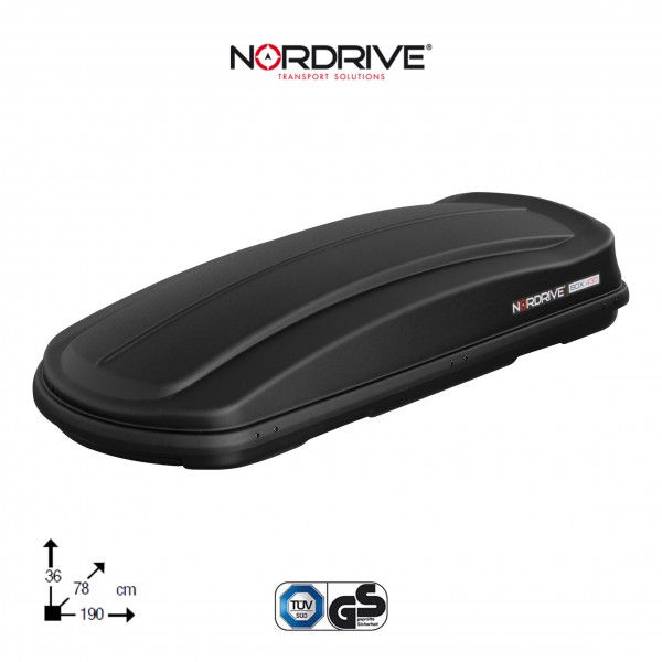 Box da tetto capacità 430 litri - Nordrive