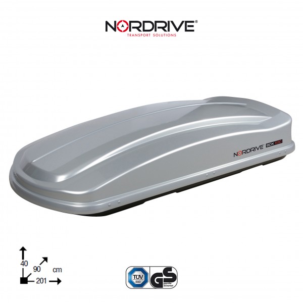 Box da tetto capacità 530 litri - Nordrive