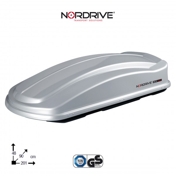 Box da tetto capacità 630 litri - Nordrive