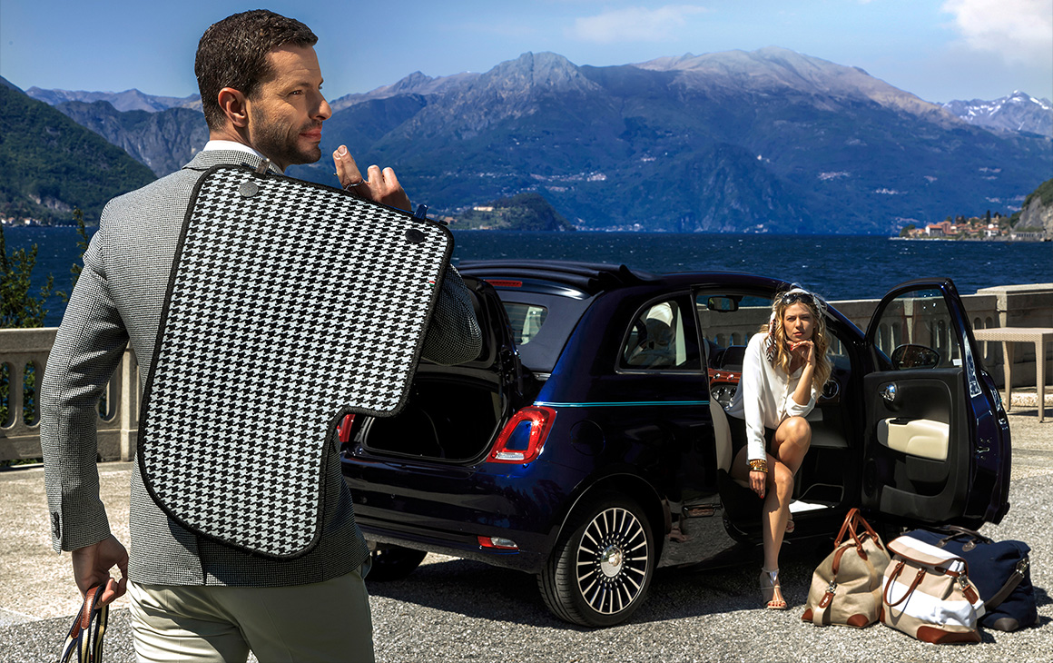 News - Fiat 500 Riva, My Style Bags e Villa Lario Mandello partner di stile